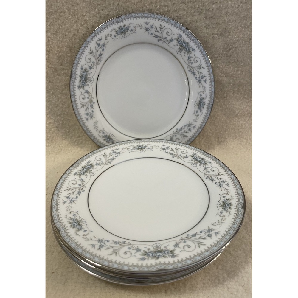 Noritake Fine China Japan COLBURN 6107  Set Of 4 Dessert Bread Plate 6.25"